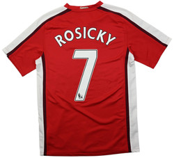 2008-10 ARSENAL *ROSICKY* SHIRT S
