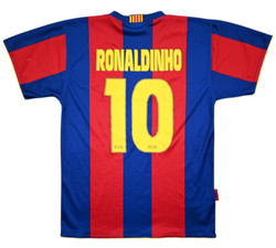 2007-08 FC BARCELONA *RONALDINHO* KOSZULKA M. BOYS