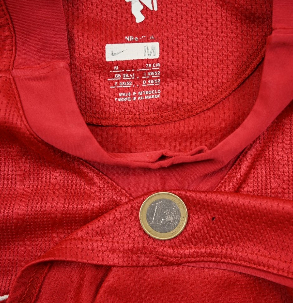 2007-09 MANCHESTER UNTIED *VIDIC* SHIRT M