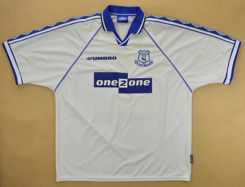 1998-99 EVERTON FC SHIRT XL