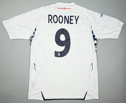 2007-09 ENGLAND *ROONEY* SHIRT M