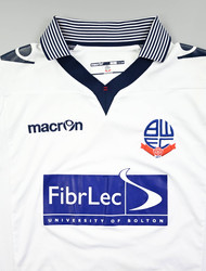 2014-15 BOLTON WANDERERS *WHEATER* SHIRT XL
