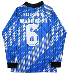 BLAU-WEIB WANZLEBEN #6 LONGSLEEVE XS. BOYS