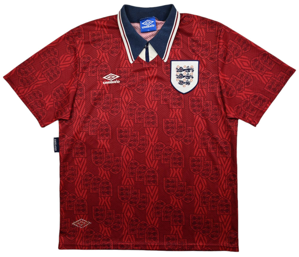 1994-95 ENGLAND SHIRT XL