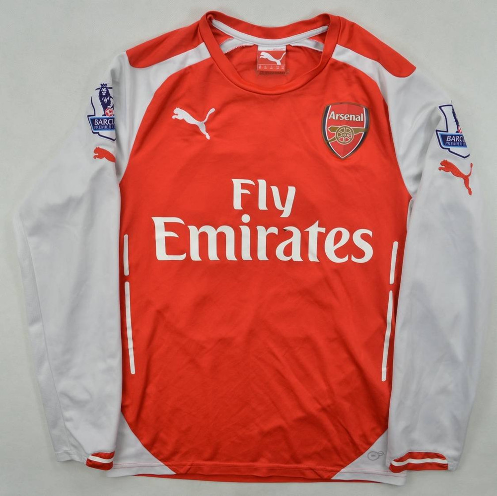 2014-15 ARSENAL LONDON *WELBECK* SHIRT XS