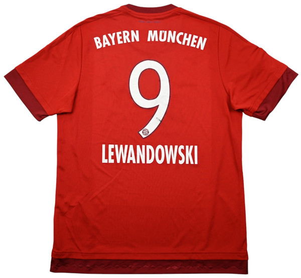 2015-16 BAYERN MUNCHEN *LEWANDOWSKI* SHIRT L
