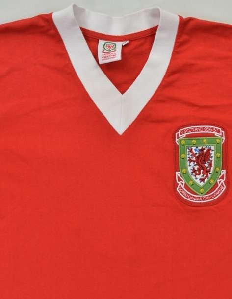 1956-63 WALES REPLICA SHIRT M