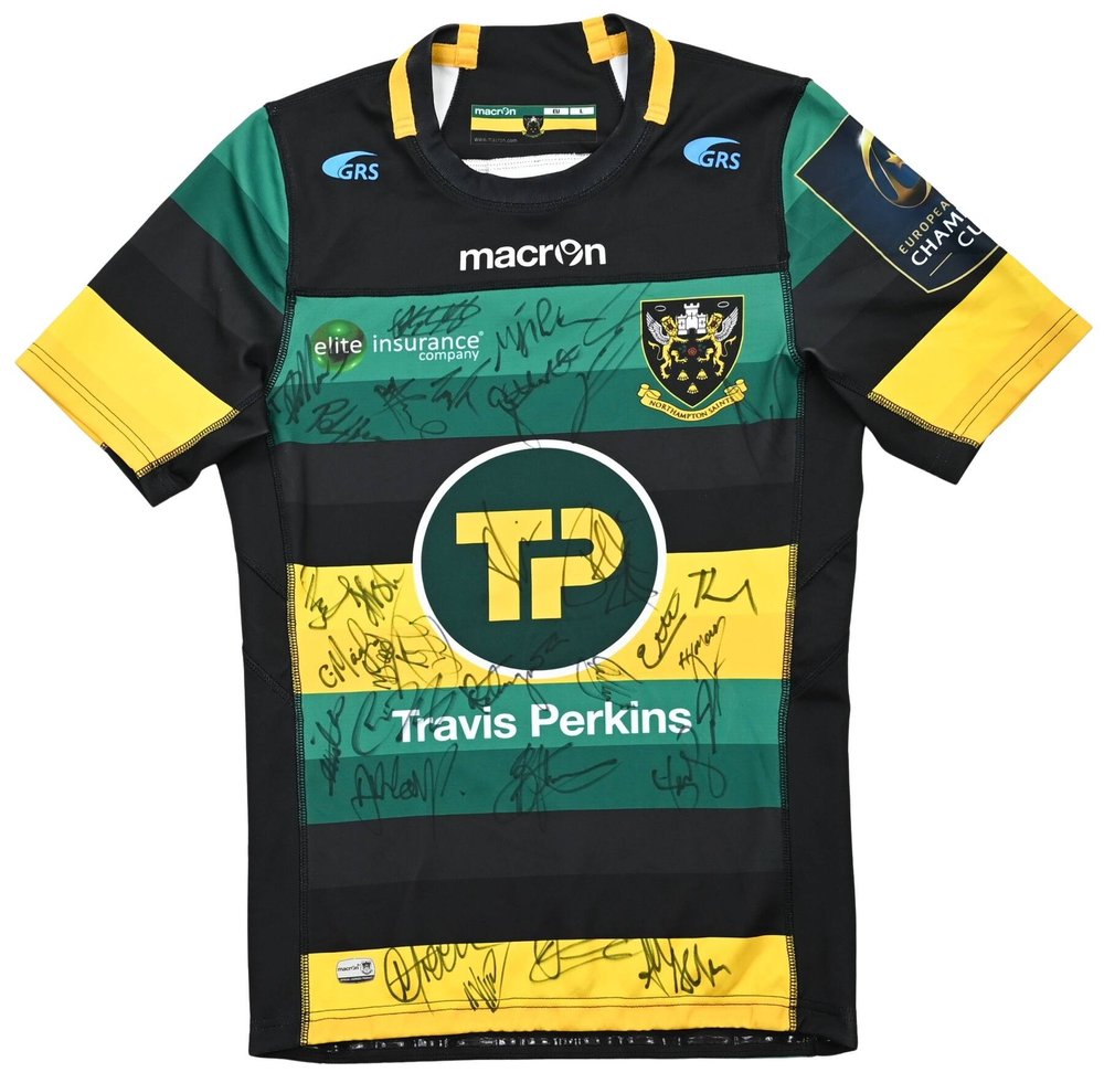 NORTHAMPTON SAINTS RUGBY SHIRT L