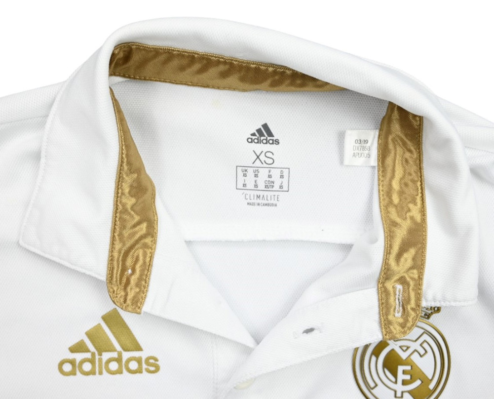 2019-20 REAL MADRID SHIRT XS