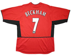 2002-04 MANCHESTER UNITED *BECKHAM* SHIRT XL