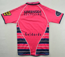 CARDIFF BLUES RUGBY CANTERBURY SHIRT S