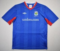 2012-13 LINFIELD FC SHIRT XL. BOYS 158 CM