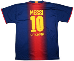 2012-13 BARCELONA *MESSI* SHIRT XL. BOYS