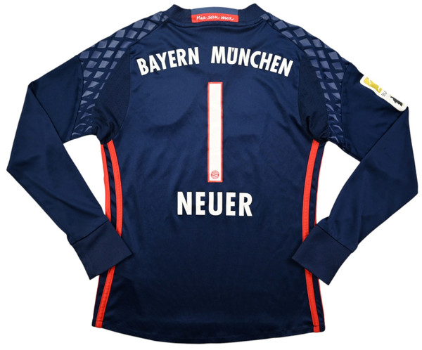 2016-17 BAYERN MUNCHEN *NEUER* GOALKEEPER LONGSLEEVE SHIRT S. BOYS