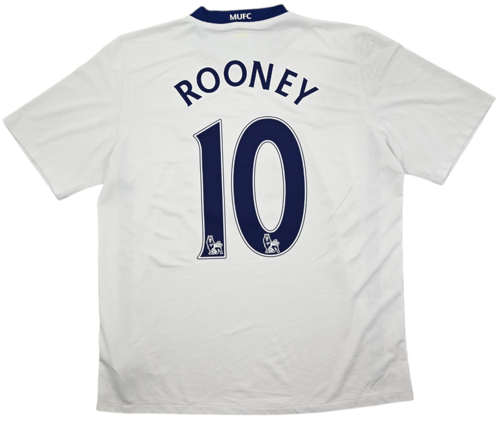 2008-10 MANCHESTER UNITED *ROONEY* SHIRT L