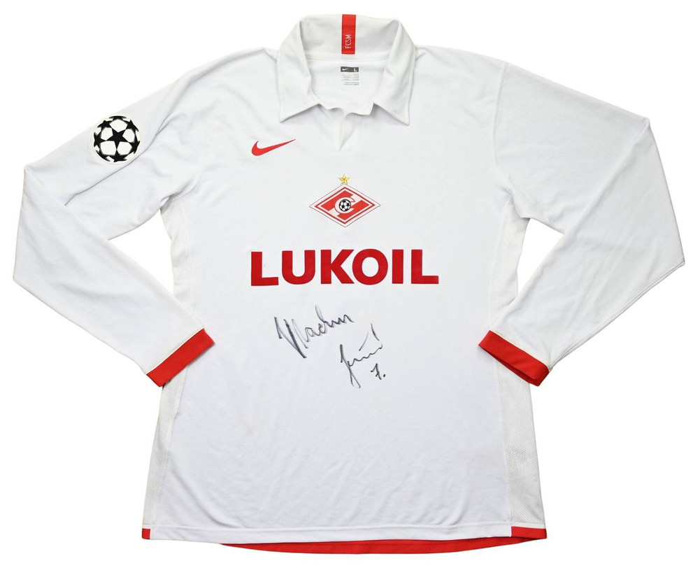 2007 SPARTAK MOSCOW *JIRANEK* CL MATCH ISSUE KOSZULKA L