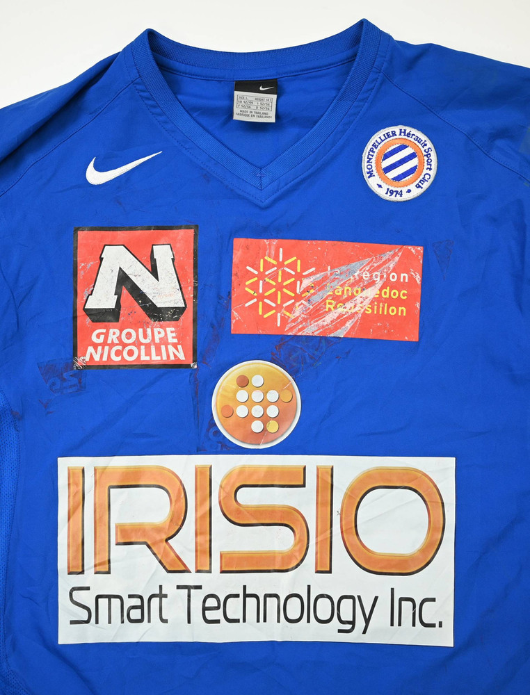 2005-06 MONTPELLIER HSC *MONTANO* MATCH ISSUE SHIRT L