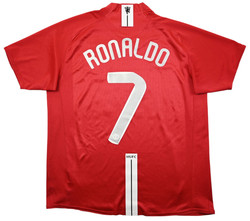 2007-09 MANCHESTER UNITED *RONALDO* SHIRT M