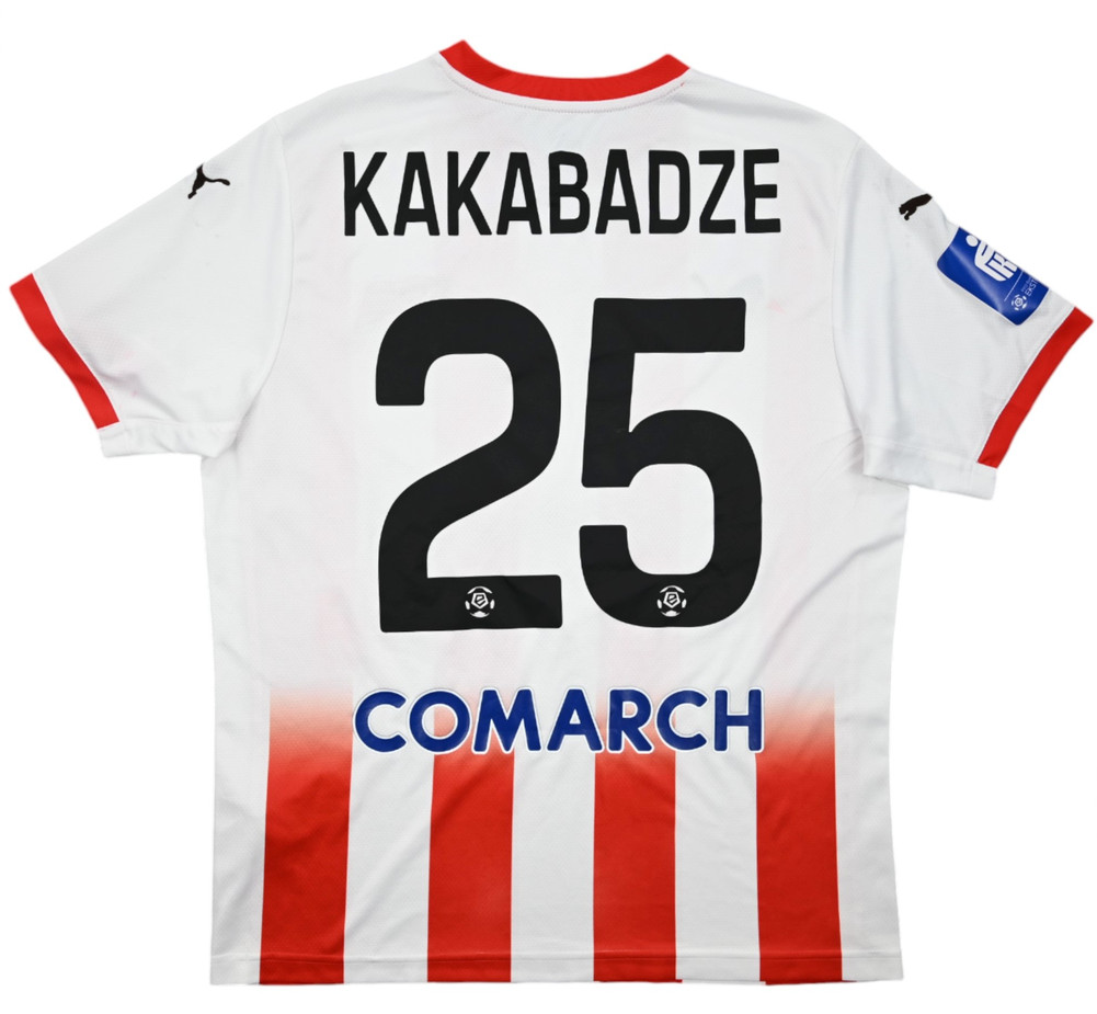 2023-24 KS CRACOVIA *KAKABADZE* MATCH ISSUE SHIRT L