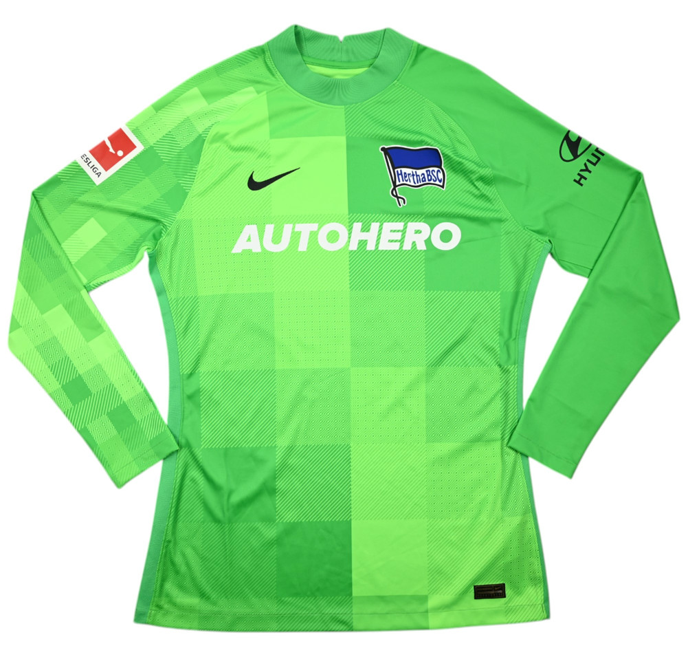 2018-19 HERTHA BERLIN *SCHWOLOW* GOALKEEPER MATCH PREPARED SHIRT XL