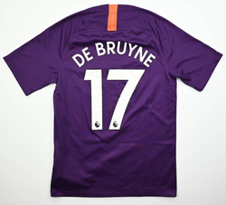 2018-19 MANCHESTER CITY *DE BRUYNE* SHIRT S