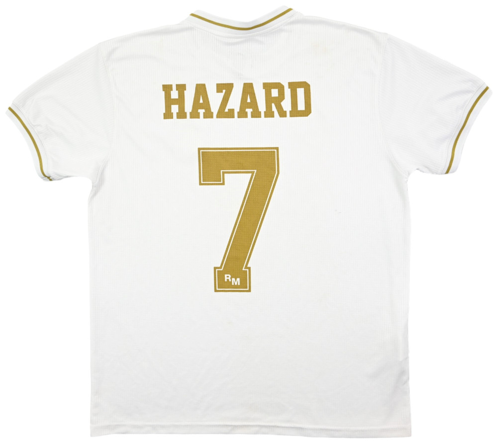2019-20 REAL MADRID *HAZARD* SHIRT L