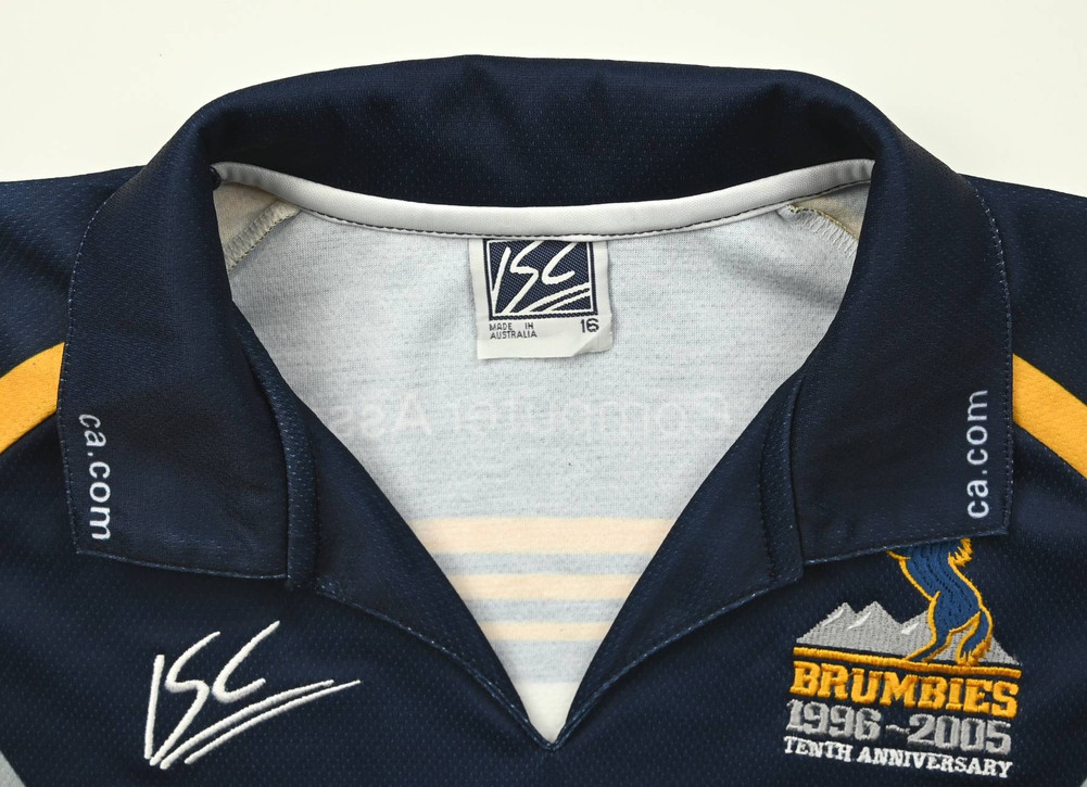 BRUMBIES RUGBY CANTERBURY WOMENS SHIRT M