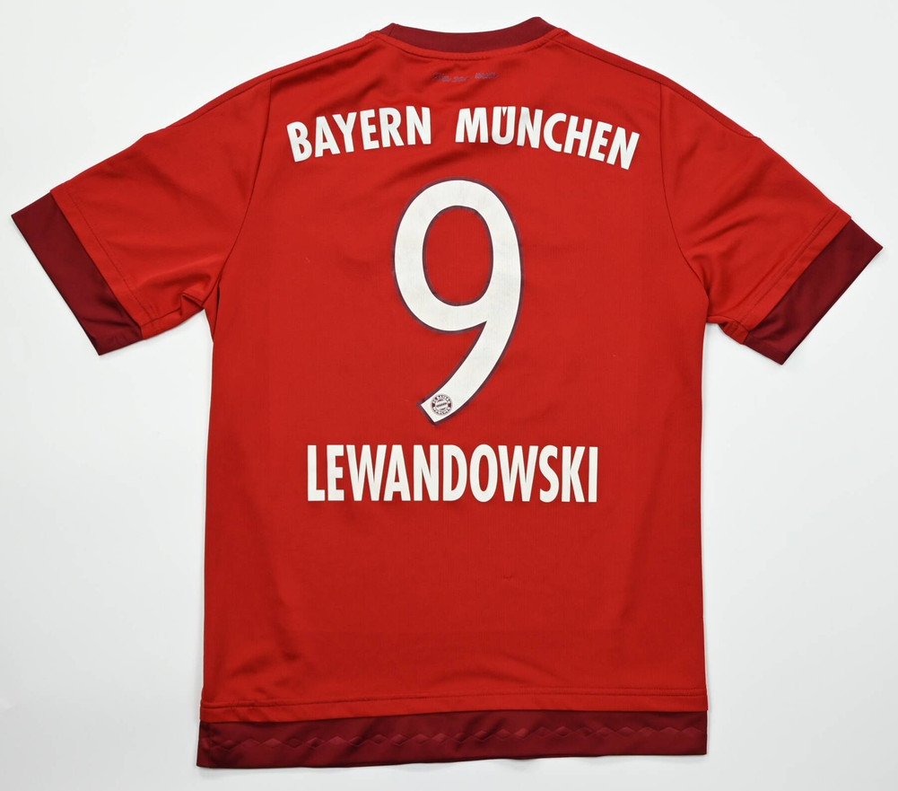 2015-16 BAYERN MUNCHEN *LEWANDOWSKI* KOSZULKA L. BOYS