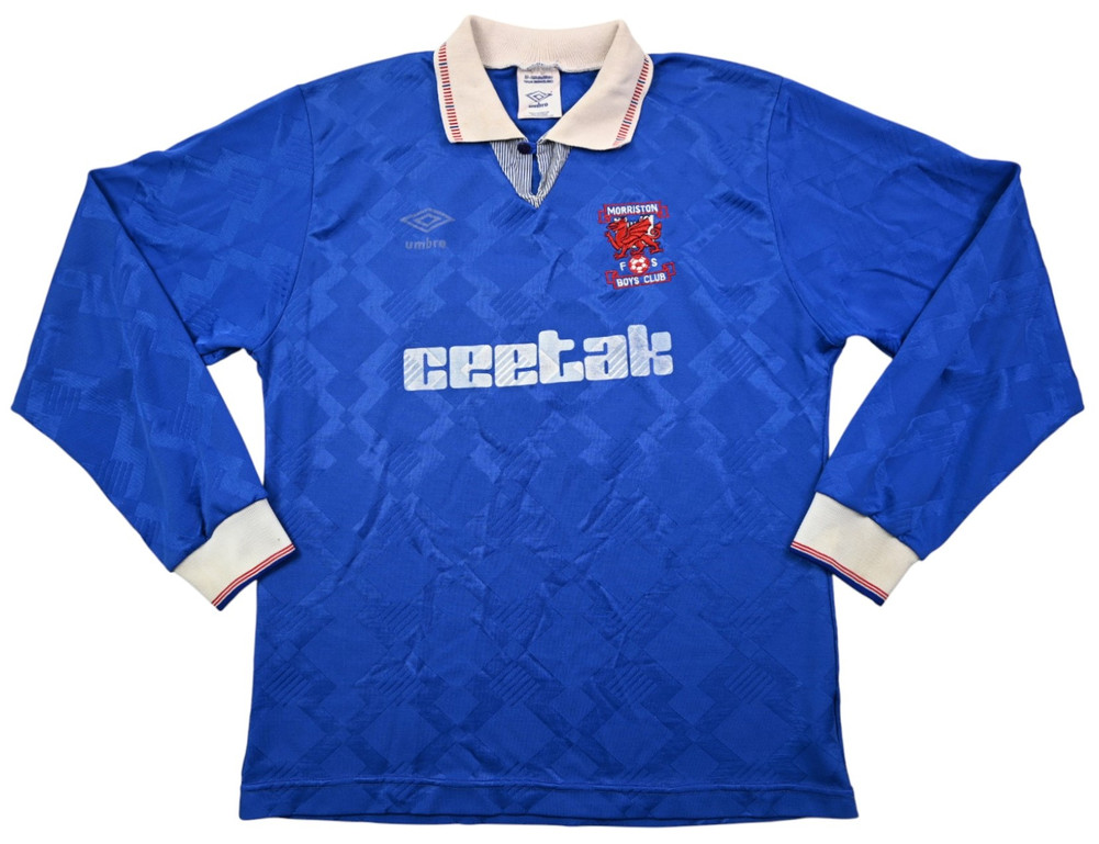 MORISSTON TOWN BOYS CLUB LONGSLEEVE SHIRT S