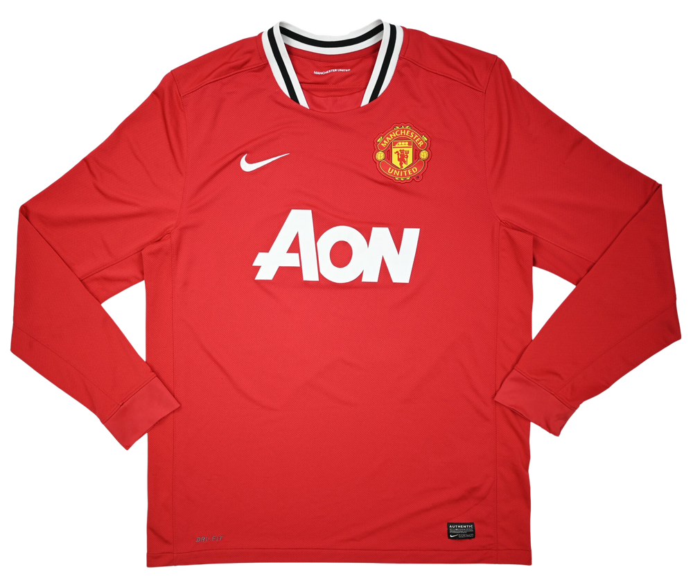 2011-12 MANCHESTER UNITED LONGSLEEVE L