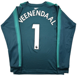 2017-18 ARSENAL LONDON *VEENENDAAL* WOMENS GOALKEEPER LONGSLEEVE S