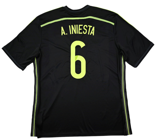 2013-15 SPAIN *A.INIESTA* SHIRT XXL