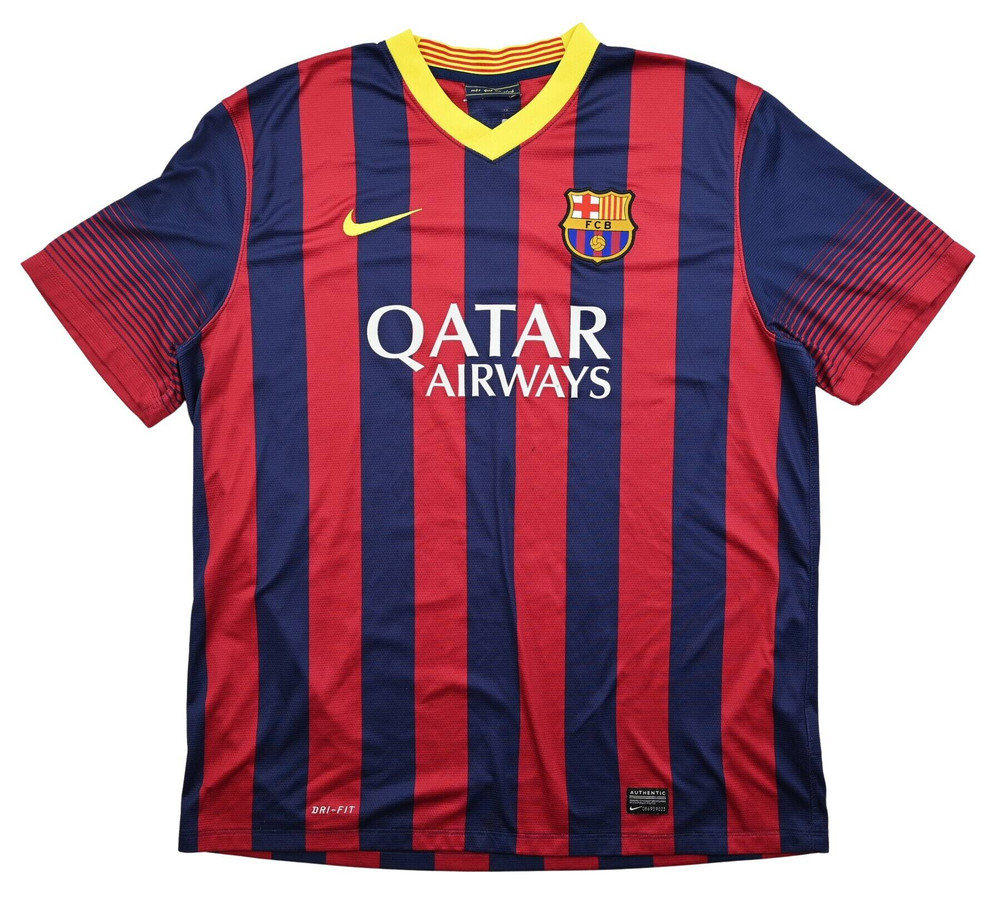 2013-14 FC BARCELONA *A. INIESTA* KOSZULKA XL