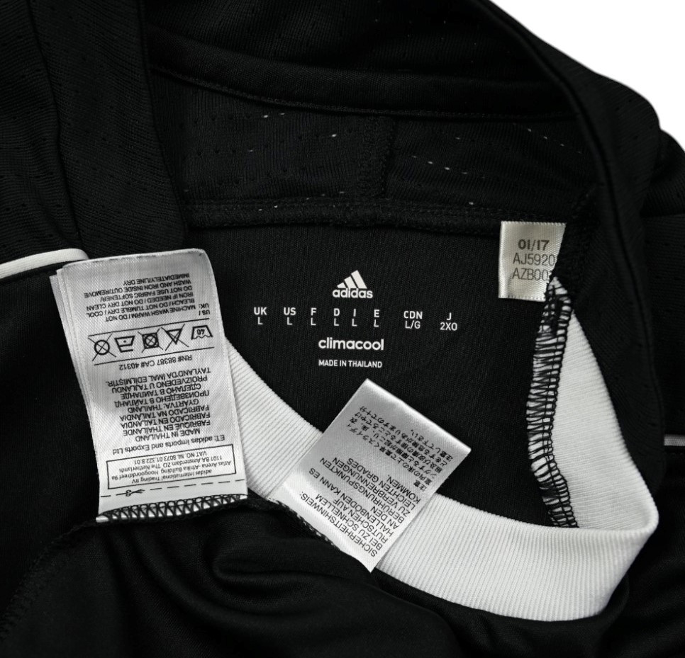 ADIDAS VINTAGE LONGSLEEVE REFEREE SHIRT L