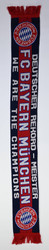 FC BAYERN MUNCHEN DEUTSCHER REKORD - MEISTER SCARF