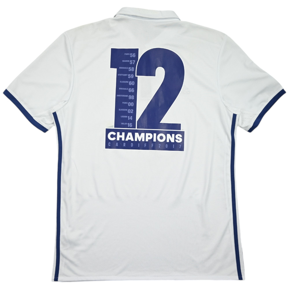 2016-17 REAL MADRID FINAL CARDIF 2017 SHIRT M