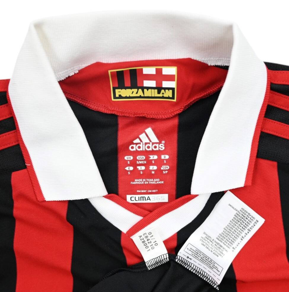2009-10 AC MILAN *CHRIS* SHIRT S