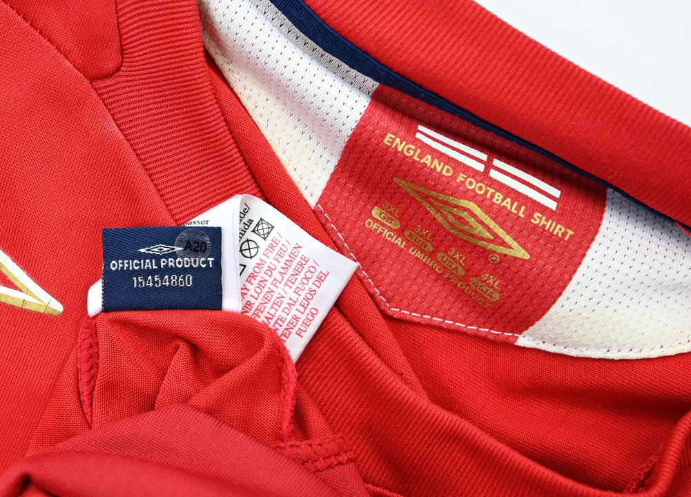 2006-08 ENGLAND KOSZULKA 3XL