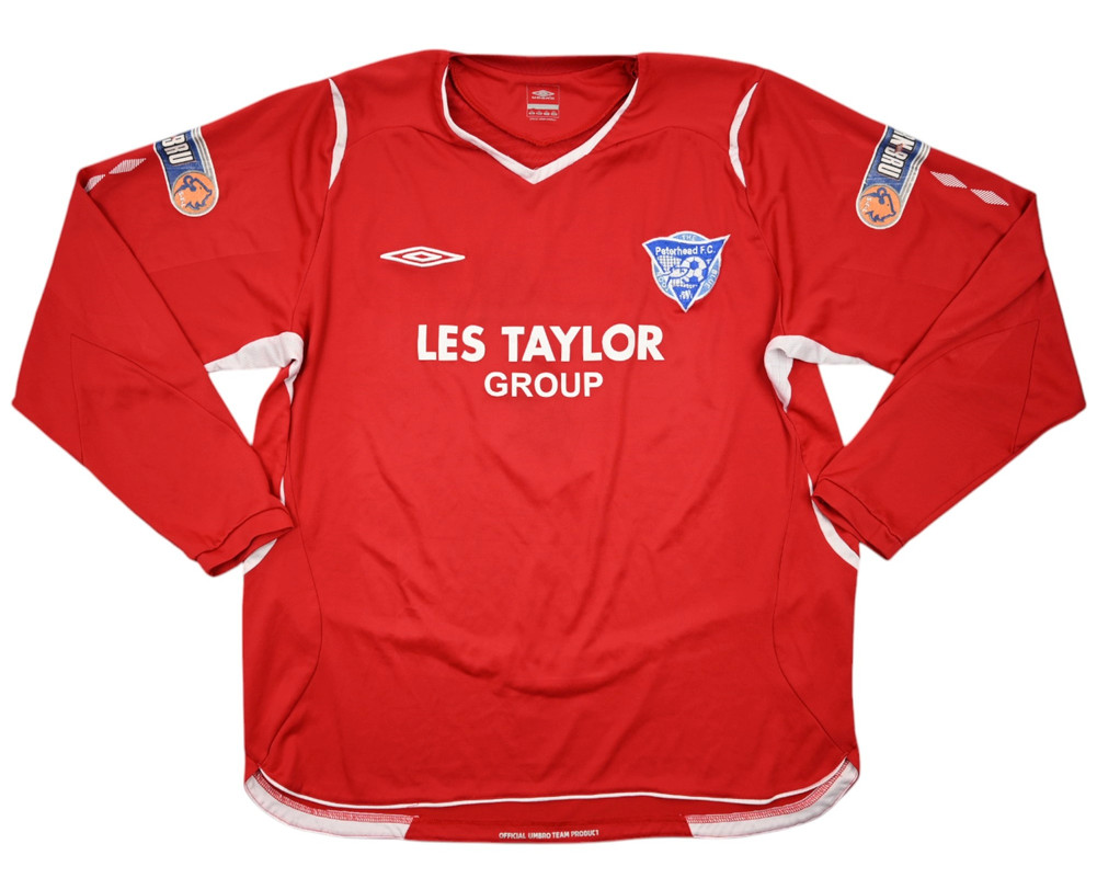 2010-11 PETERHEAD FC #5 LONGSLEEVE XL