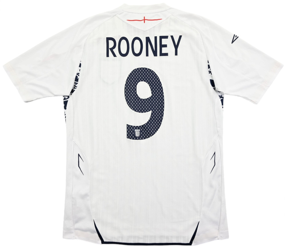 2007-09 ENGLAND *ROONEY* SHIRT S