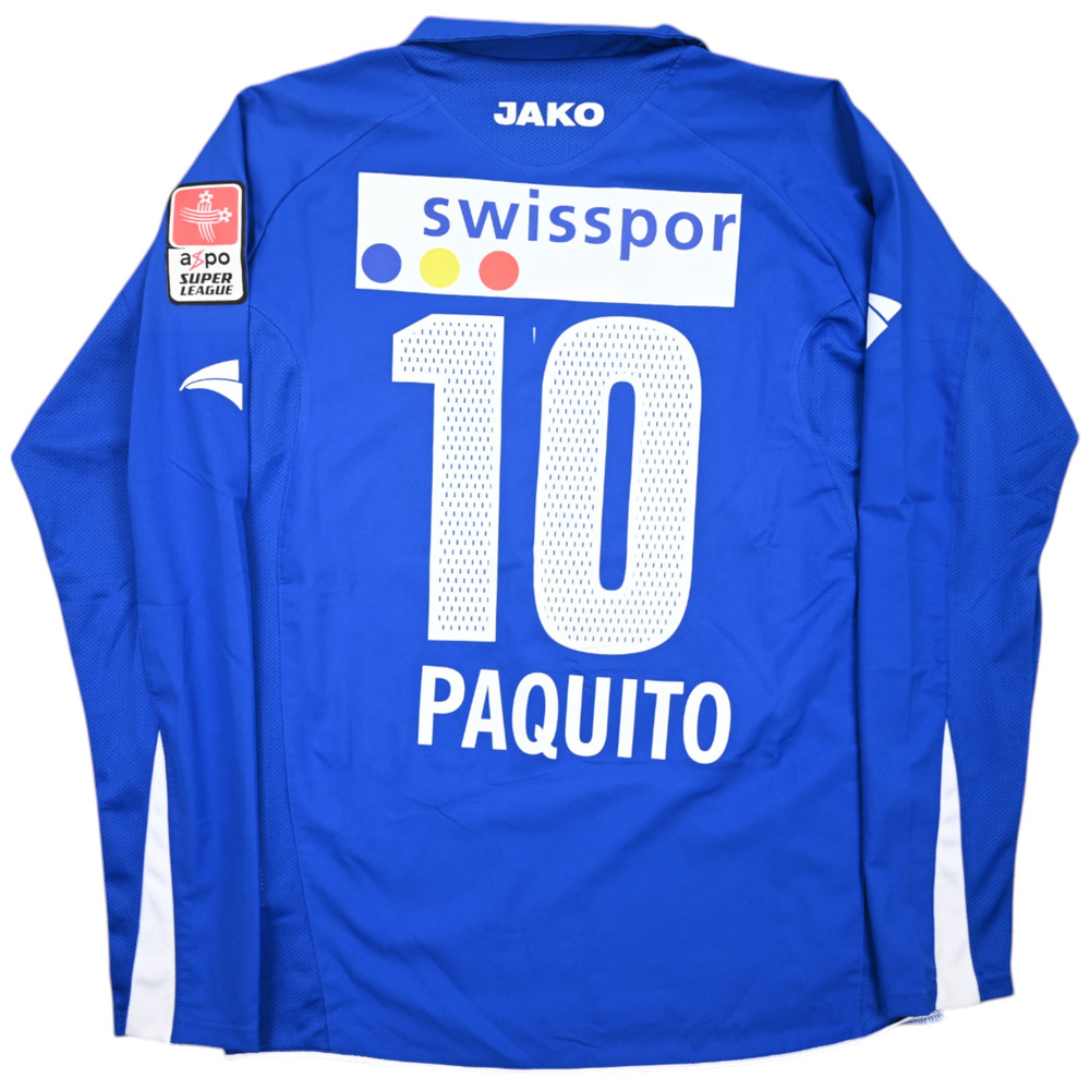 2006-07 FC LUZERN *PAQUITO* MATCH ISSUE LONGSLEEVE M/L