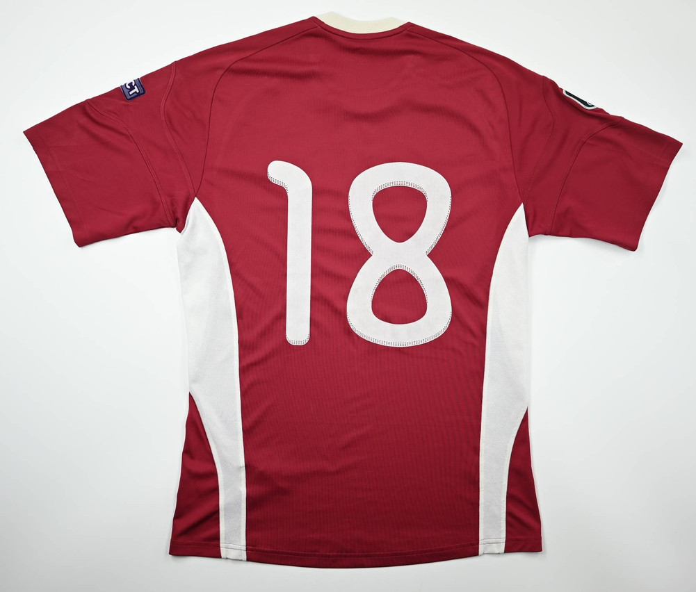 2010-12 LATVIA #18 MATCH ISSUE SHIRT L