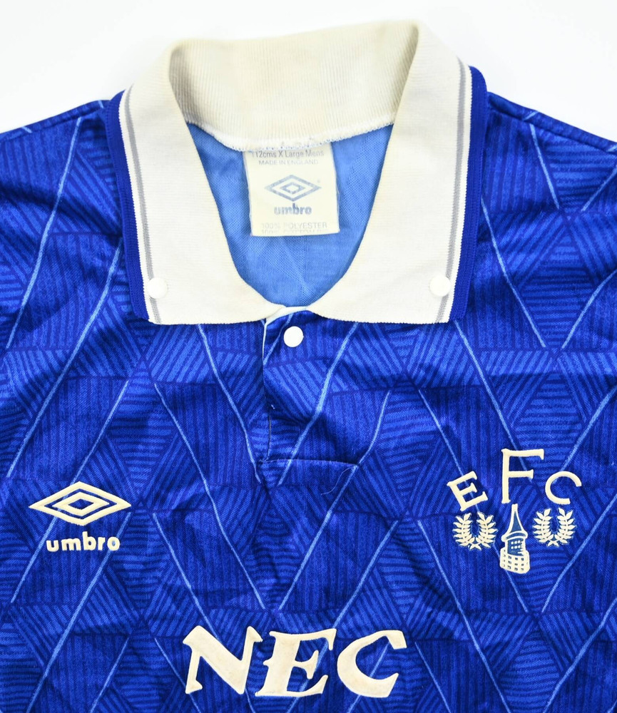 1989-91 EVERTON SHIRT XL