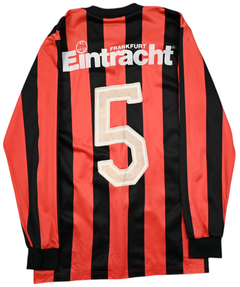 1990-91 EINTRACHT FRANKFURT LONGSLEEVE SHIRT XS