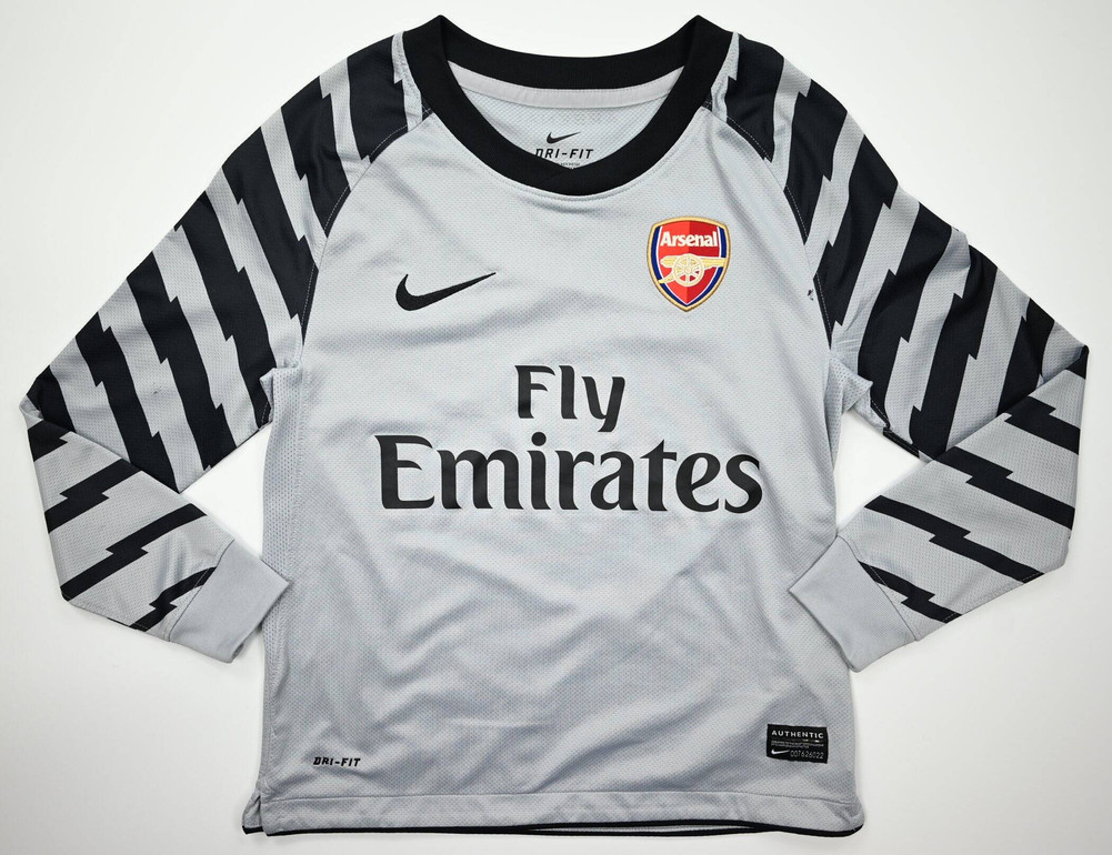 2010-11 ARSENAL LONDON LONGSLEEVE SHIRT XS. BOYS