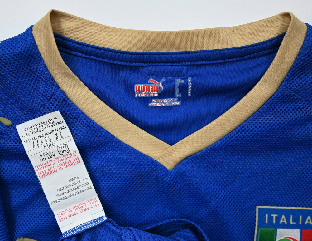 2007-08 ITALY SHIRT LONSLEEVE S