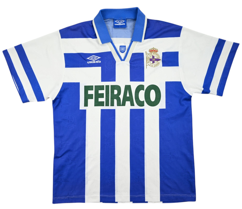 1994-95 DEPORTIVO LA CORUNA SHIRT L