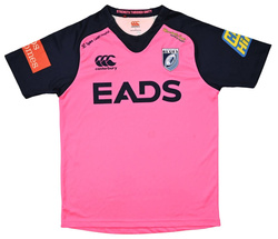 CARDIFF BLUES RUGBY SHIRT L