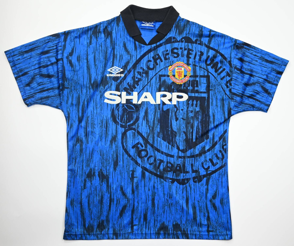 1992-93 MANCHESTER UNITED *HUGHES* KOSZULKA L