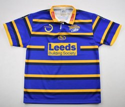 LEEDS RHINOS RUGBY COBBETTS SHIRT M